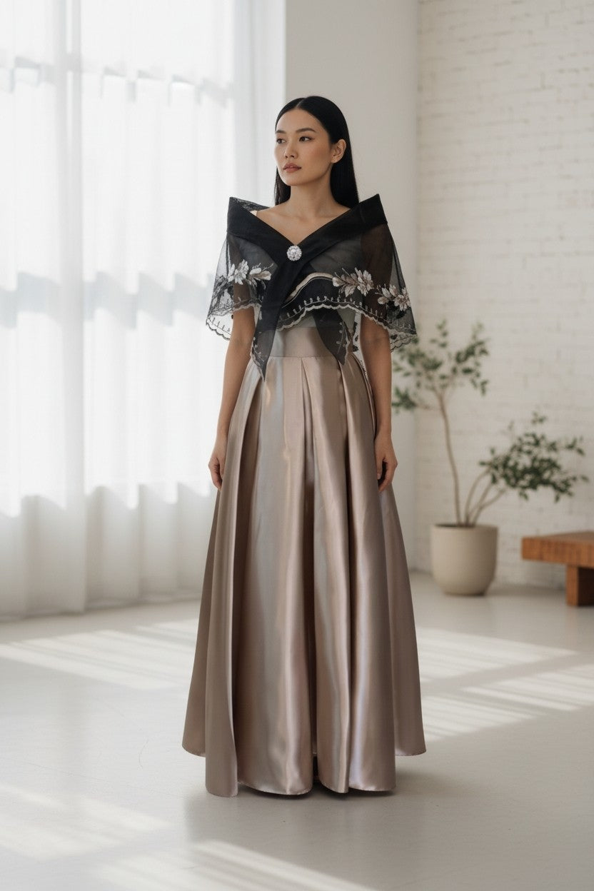 Modern Alampay Filipiniana