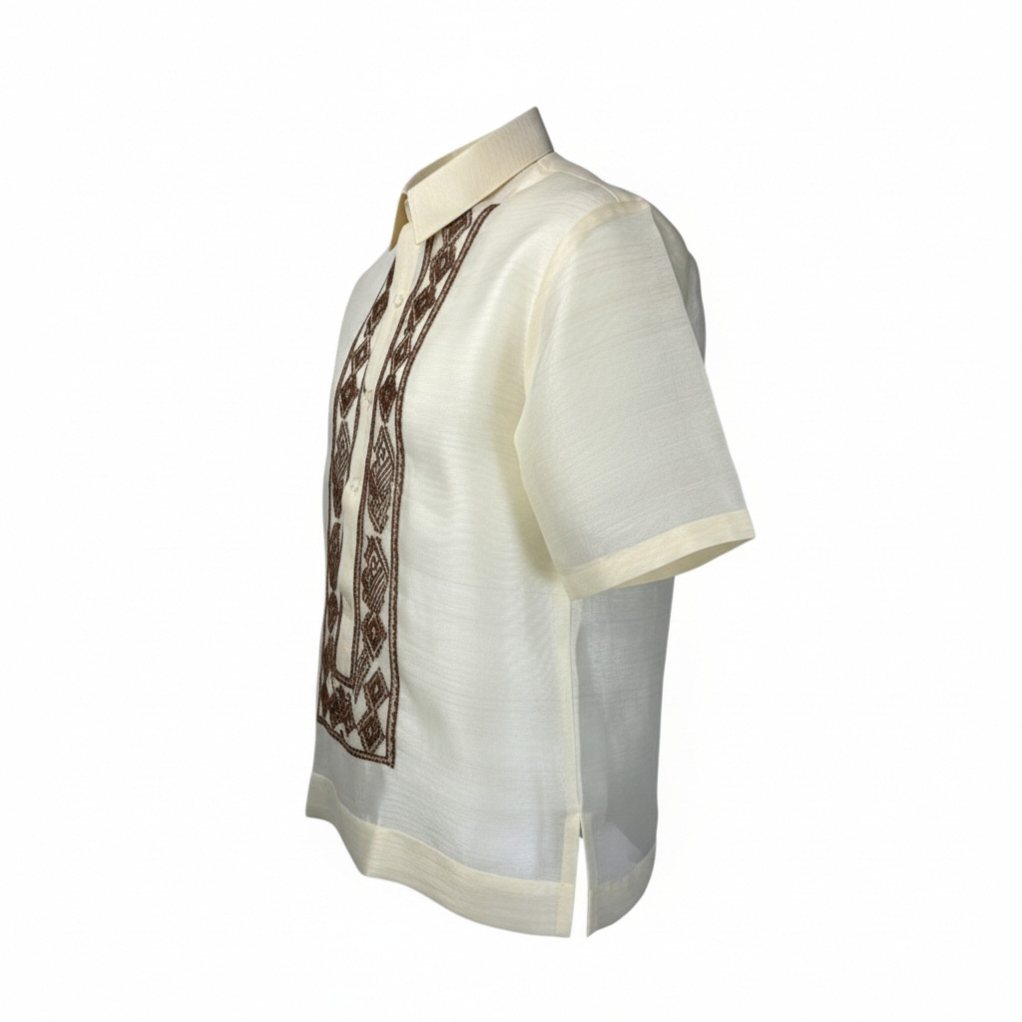 Sim-ple Polo Barong Pinya Jusilyn Fabric