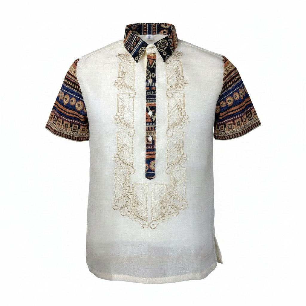 Datu Polo Barong Pinya Jusilyn Fabric