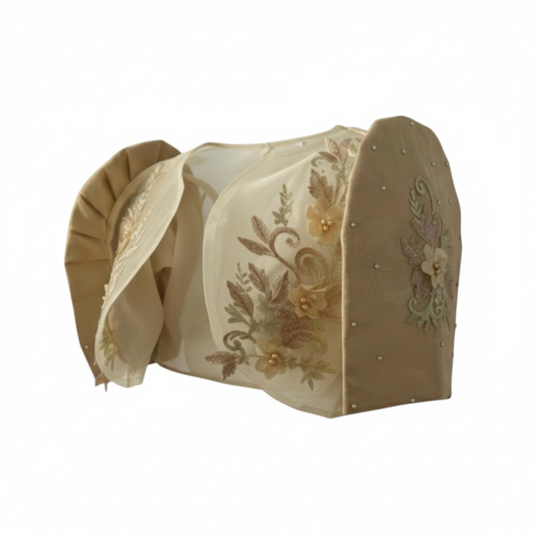 Bolero Filipiniana Cream Design 1