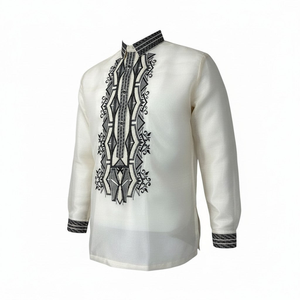 Isko Barong Tagalog Pinya Organza