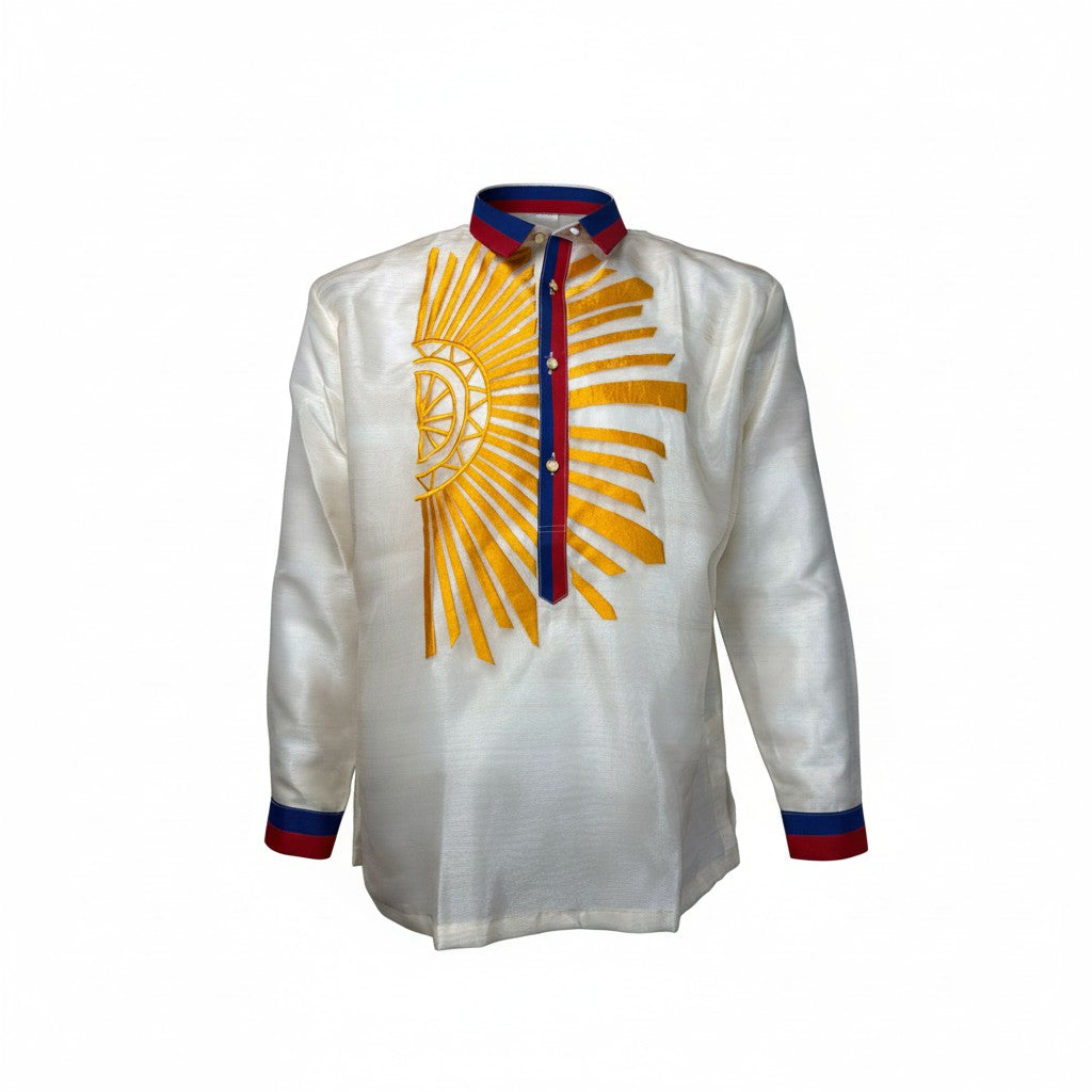 Sinag Barong Tagalog Pinya Organza