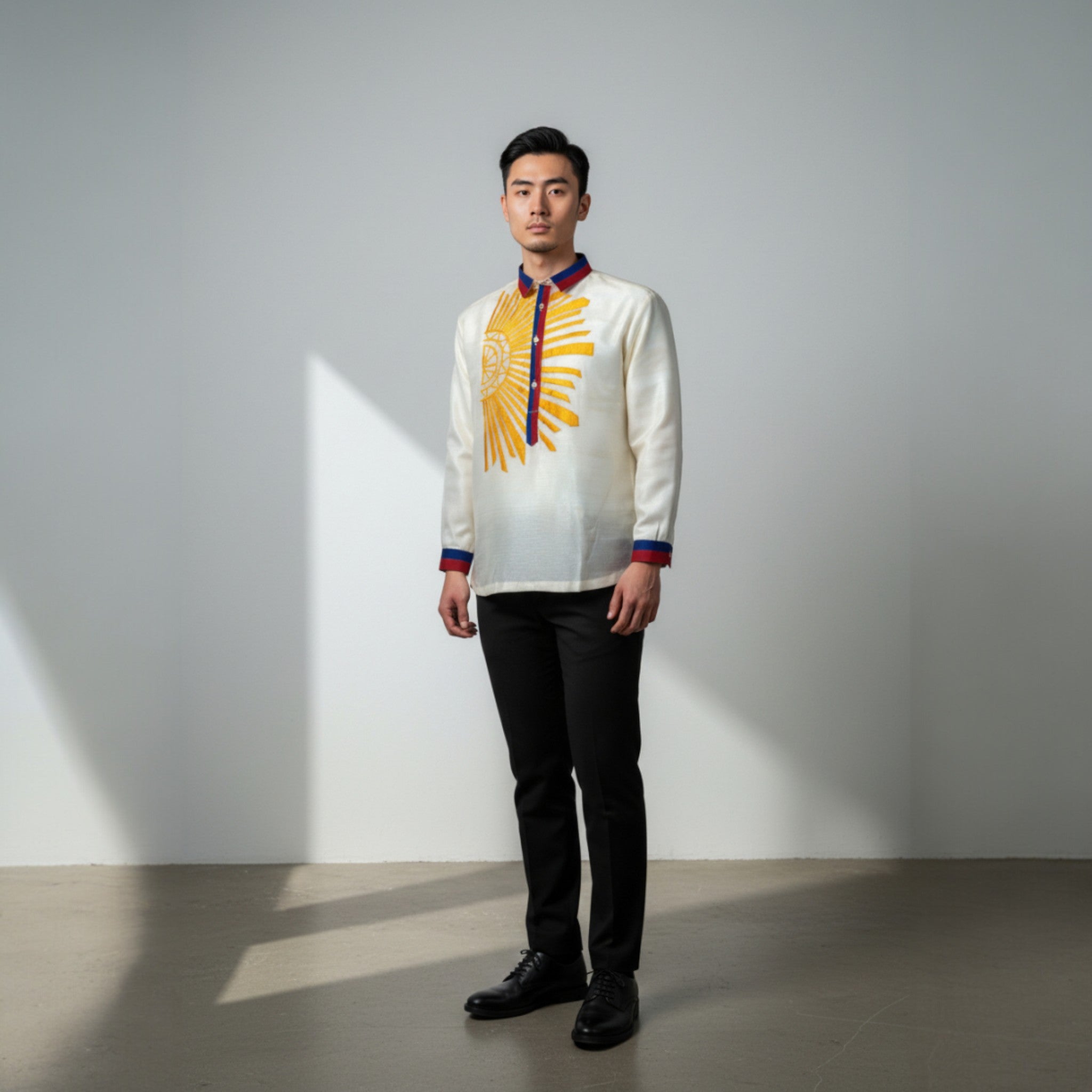 Sinag Barong Tagalog Pinya Organza